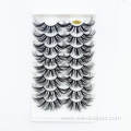 8 pairs eyelashes 25mm dramatic long eye lashes